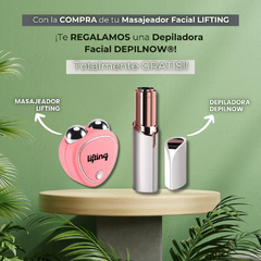 MASAJEADOR LIFTING + DEPILADORA DEPILNOW DE REGALO - COMBO 2X1 BELLEZA FACIAL