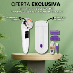 ANTIARRUGAS LED PRO + DEPILADORA DEPILNOW DE REGALO