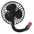MINI VENTILADOR VEICULAR AUTOMOTIVO COM HASTE FLEXIVEL 12V CARRO CAMINHÃO E ONI