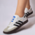 Tênis Adidas Samba Branco/Preto - Unissex