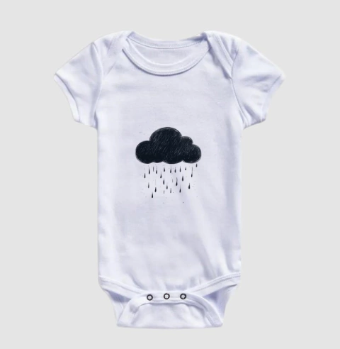 Body Infantil Black Cloud