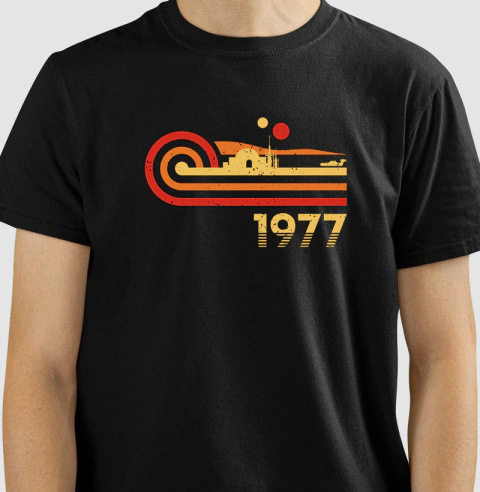 Camiseta Retro Vintage Desert Planet 1977