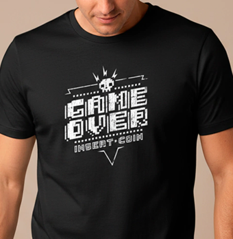 Camiseta Game Over