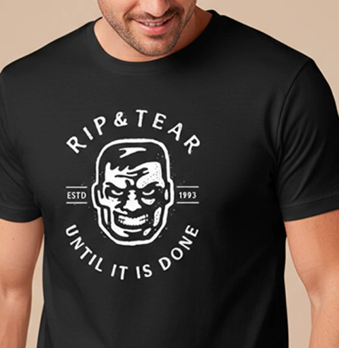 Camiseta Rip & Tear - IDKFA