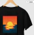 Camiseta Algodão Peruano Por do Sol