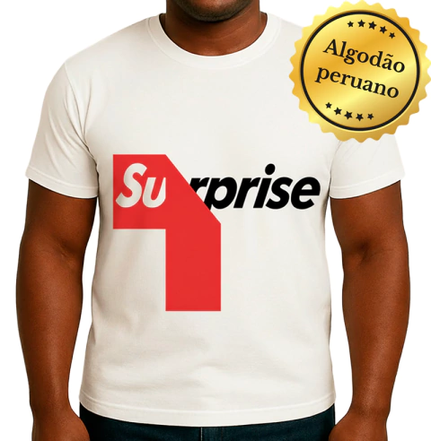 Camiseta Algodão Peruano Surpresa