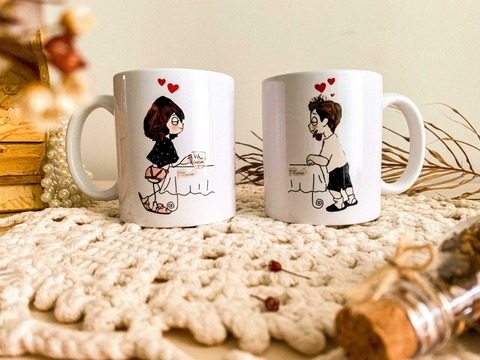 Caneca da Miuuung: Modelo 2 (Mozudo & Mozuda)