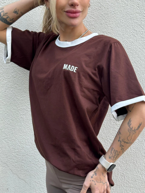 T- Shirt Made Marrom - comprar online