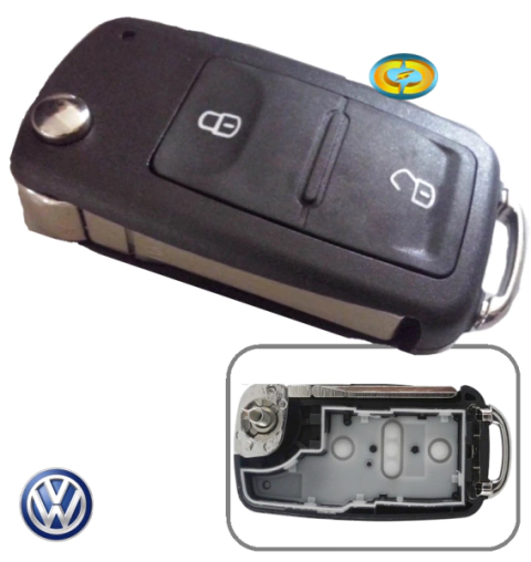 CD2083 Capa Controle Chave Canivete VW Amarok Gol G6 Saveiro Voyage Up 2013 a 2020 - comprar online