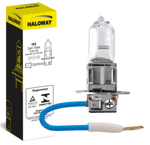 CD7438 Lâmpada Haloway H3 24V 70W Farol - comprar online