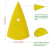 CD2065 Espátula Contour Rígida Amarela - comprar online