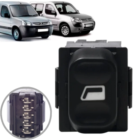 CD2636 Botão Vidro Elétrico Citroen Berlingo Peugeot Partner Direito - comprar online
