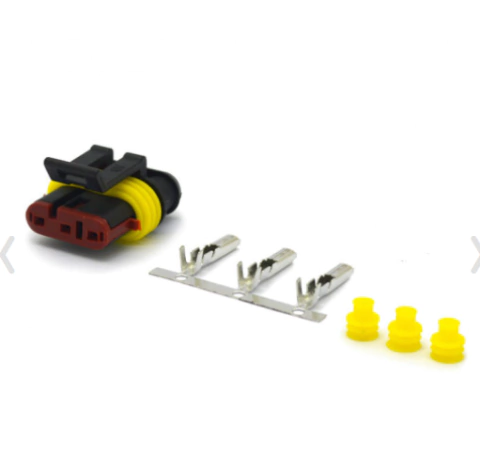 CD1118 Conector 3 Vias Fêmea Plug Selado sem Chicote - comprar online
