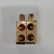 CD5214 Terminal Som Módulo 2 Vias Furos Ouro Polido Stetsom Par - loja online