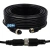 CD6850 Conector M12 Cabo 20 Metros Extensão Câmera Ré Tela Monitor