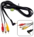 CD5089 Cabo Som Plug 3 RCA x P2 Macho 1.80 Metros Stereo - loja online
