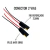 CD9708 Chicote Conector Plug 2 Vias Adaptador Tomada Bandeirola - Cadipecas
