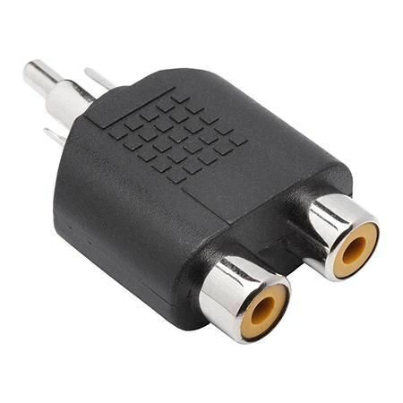 CD5217 Plug Y 2 RCA Fêmea x 1 RCA Macho Adaptador 5 unidades