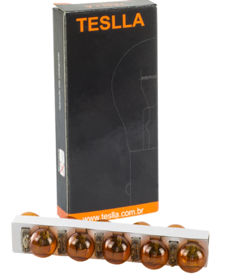 CD7064 Lâmpada T25 1 Polo 12V 27W Teslla Ambar 10 unidades - comprar online