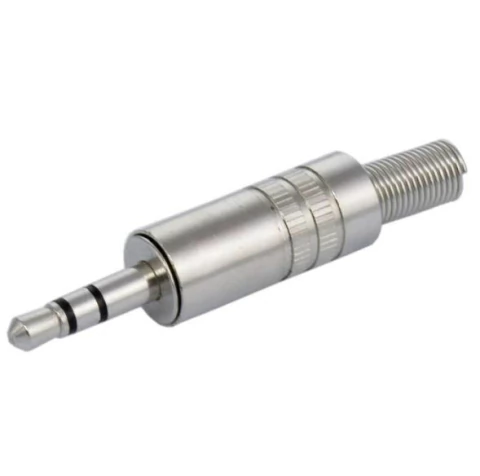 CD4830 Plug P2 Macho 3,5mm Metálico com Rosca sem Cabo 10 unidades - comprar online