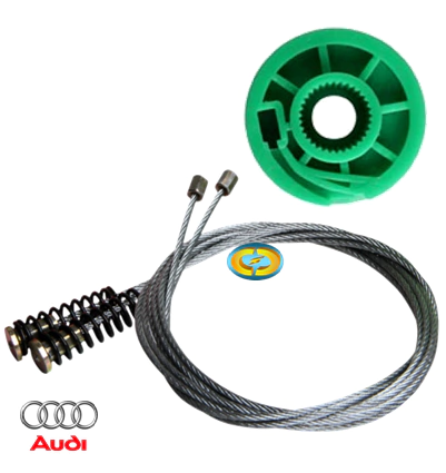 CD7681 Kit Reparo Máquina Vidro Elétrico Audi A3 A4 4 Portas Traseiro - comprar online