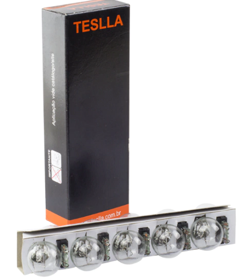 CD8922 Lâmpada T25 2 Polos 12V 27/8W Teslla 10 unidades - comprar online