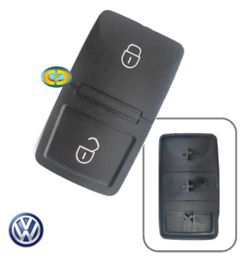 CD4380 Capa Frontal Controle Chave Canivete VW Gol Fox Golf Polo 2 Botões - comprar online