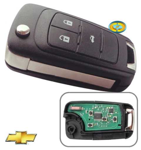 CD1457 Controle Chave Canivete GM Cruze Cobalt Onix com Lâmina K 3 Botões - comprar online