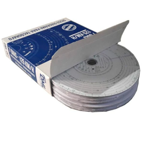 CD5248 Disco Tacógrafo 125km 7 Dias Diagrama Analógico Semanal Universal - comprar online