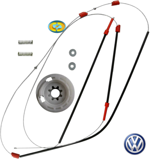 CD8645 Kit Reparo Máquina Vidro Elétrico VW Santana G3 Dianteiro - comprar online