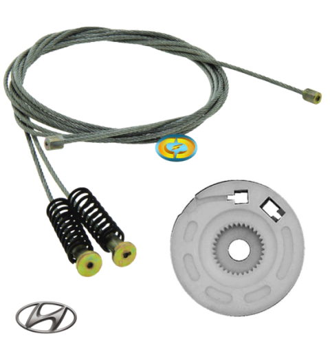 CD9477 Kit Reparo Máquina Vidro Elétrico Hyundai I30 Traseiro Direito - comprar online