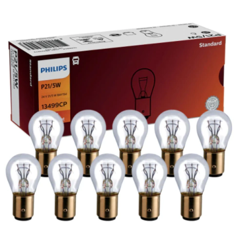 CD1253 Lâmpada 1034 2 Polos Philips 24V 21/5W Caixa 10 unidades - comprar online