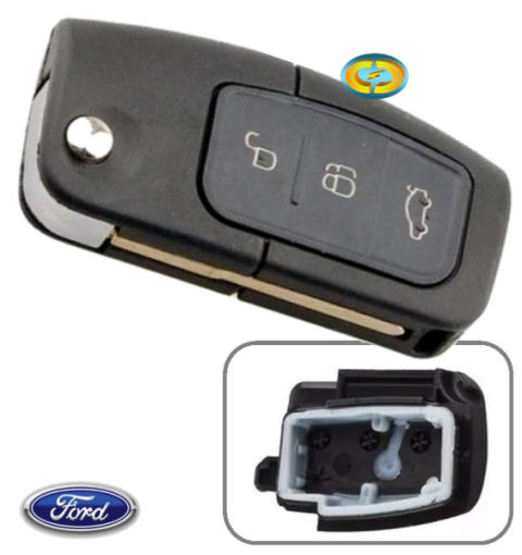 CD4265 Capa Controle Chave Canivete Ford EcoSport New Fiesta Focus Mondeo - comprar online
