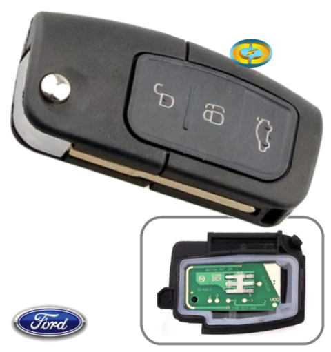 CD4300 Controle Chave Canivete Ford EcoSport New Fiesta Focus Mondeo - comprar online
