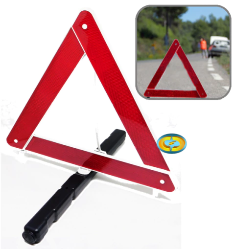 CD3653 Triângulo de Segurança Base Pesada Branco - comprar online