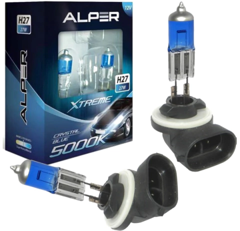 CD7580 Lâmpada Alper H27-2 12V 27W Farol 5000K Super Branca - comprar online