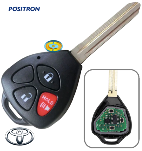 CD4743 Controle Positron Chave Toyota Hilux 3 Botões - comprar online