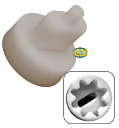 CD8577 Adaptador Motor Carto para Mabuchi 8 Dentes Pacote 10 unidades - comprar online