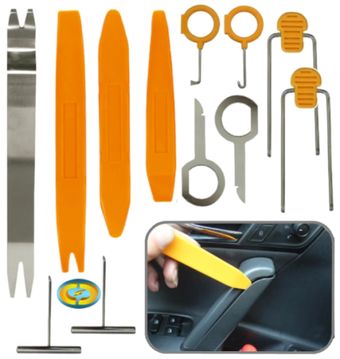 CD3936 Kit Espátula Painel Forro Portas Rádio Multimídia Monta e Desmonta com 12 peças - comprar online