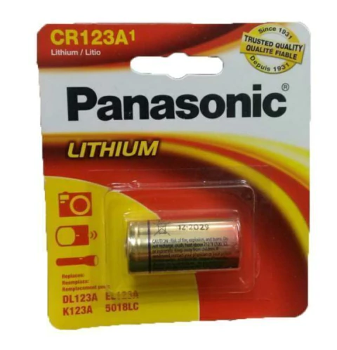 CD2345 Pilha CR123A 3V Bateria Lithium Panasonic - comprar online