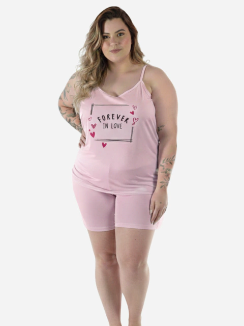 Pijama Plus Feminino Estampa Sortida na internet