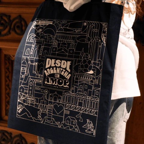 Tote Bag PAISAJES "Línea Desde Argentina con Amor" - Azul