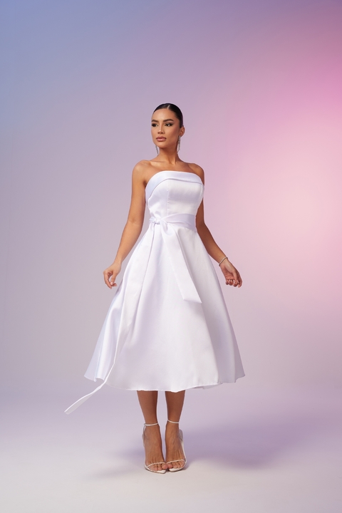 VESTIDO DE NOIVA MIDI LAIANE