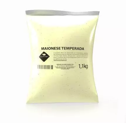 Maionese Temperada Pouch 1,1KG Junior