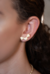 BRINCO EAR CUFF CORAÇÃO CRAVEJADO (OURO) - comprar online