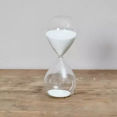 RELOJ ARENA BLANCA