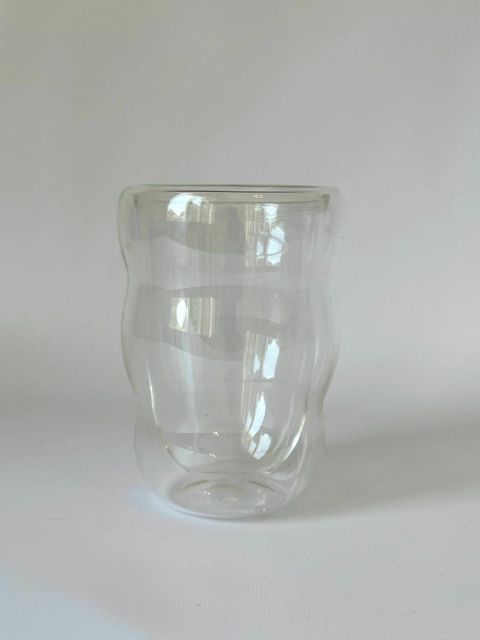 VASO VIDRIO DOBLE BOMBE