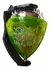 Trompo Tarántula (Verde Limón/Plata)