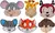 Antifaces Foami (6 Piezas)