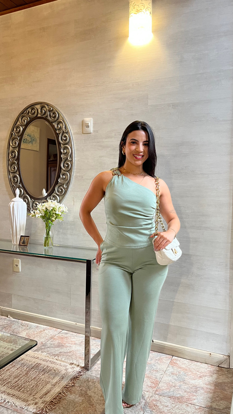 Conjunto moletinho verde